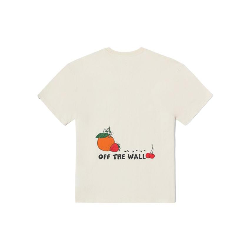 

New Vans T Shirt Unisex Vintage White VN0008XP3KS S