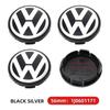 For VOLKSWAGEN VW GTI B6 2025 Hot For Volkswagen 4Pcs 56/65/66mm Car Wheel Center Hub Caps Cover Replacement Accessories For Vol