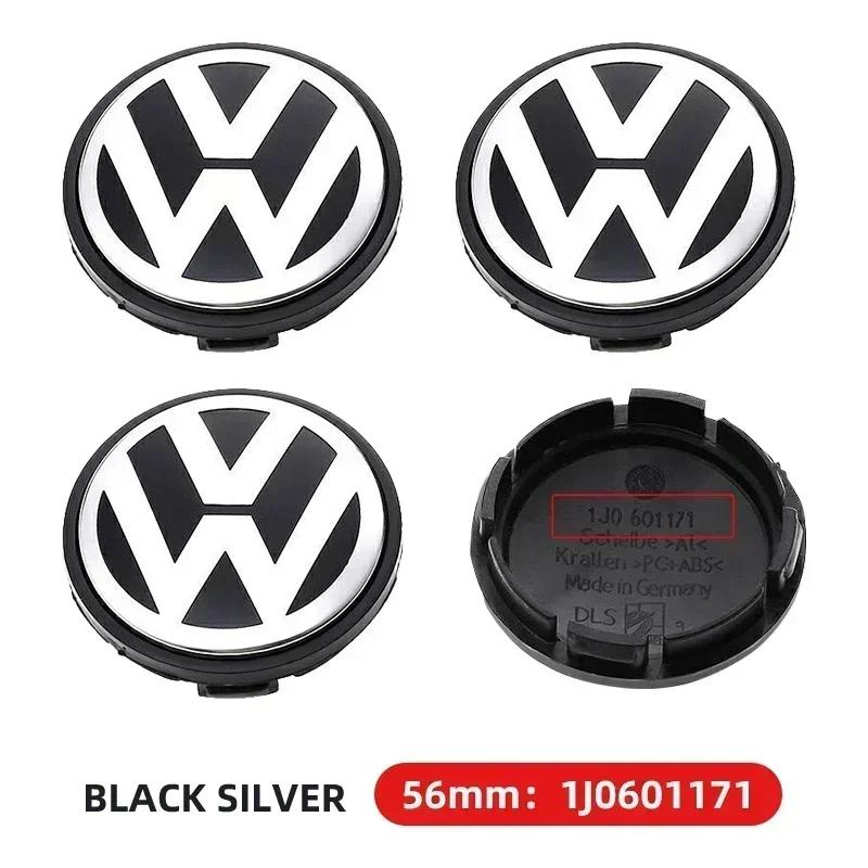 For VOLKSWAGEN VW GTI B6 2025 Hot For Volkswagen 4Pcs 56/65/66mm Car Wheel Center Hub Caps Cover Replacement Accessories For Vol