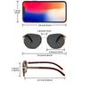 New Fashion Metal Gradient Shades Women Ins Brand Design Sunglasses Chic Multi Color Lens Driving Anti UV Sunglasses