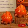Campfire Night Light Desktop Lamp Decorative Cute Creative Flame Nightlight Bedside for Indoor