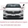 Right Passenger Side Mirror Cover Replacement Compatible With Volkswagen Jetta      2024 Rearview Mirror Cover Without Turn Signal (Black right)