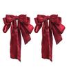 2Pieces Elegant Large Bowknot Curtain Holdbacks Straps Window Drapery Tiebacks Clips Wedding Accessories Decoration