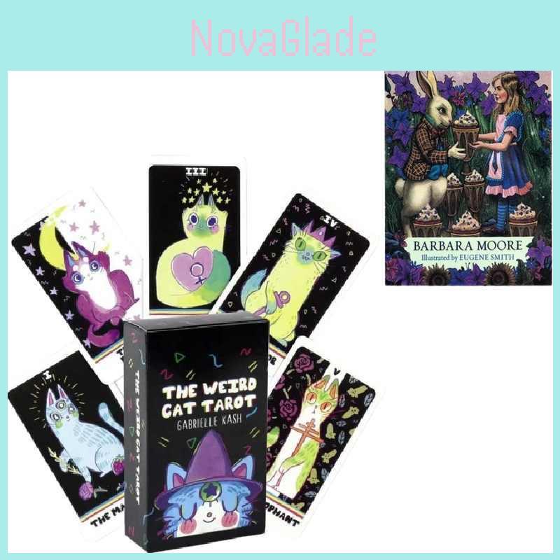 Il Tarot del Gatto Strano Ad Alice nel Paese delle Meraviglie Con Carte Stampate Per Lettori ed Appassionati