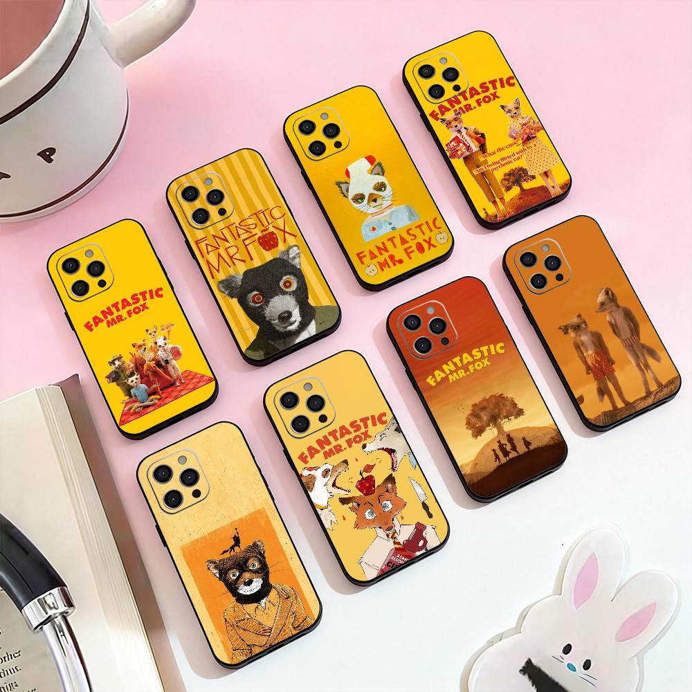 The F-Fantastic Mr. Fox Phone Case Silicone Soft For IPhone 17,16,15,14,13,12,11,XS,Plus Pro Max