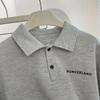 Retro Loose Long Sleeve Polo Sweatshirt - Casual Versatile Student Top