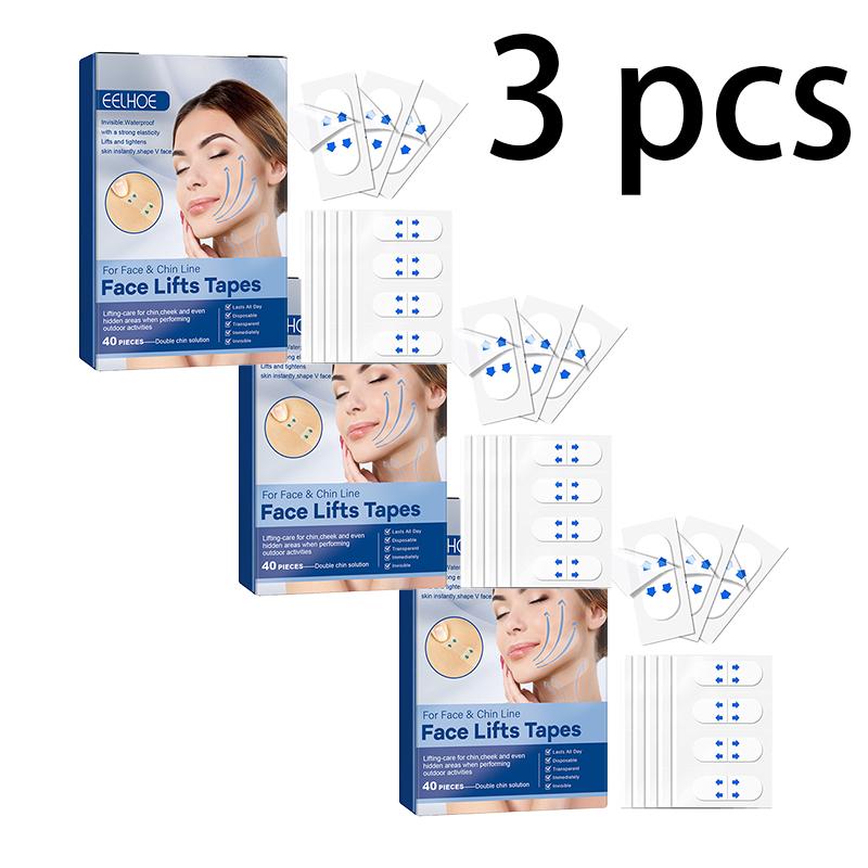 EELHOE Unsichtbares Gesichtsstraffungspflaster Mildert feine Linien und Fältchen Erschlaffte Haut Straffend und Liftend Gesichtspflaster
