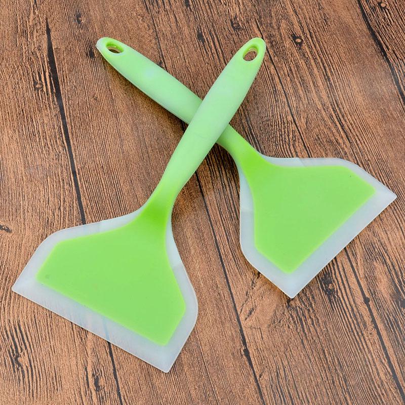 Wide Silicone Spatulas Beef Meat Egg Kitchen Scraper Pizza Shovel Non-stick Turners Food Lifters Home Cooking Utensils