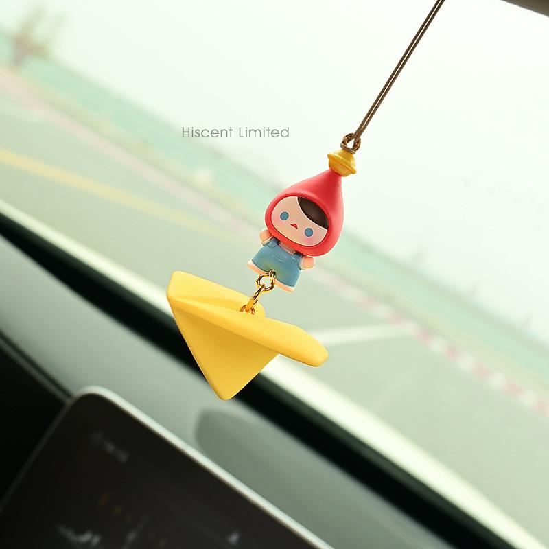 

Car Pendant Air Freshener: Rearview Mirror Ornament & Interior Hanging Decoration