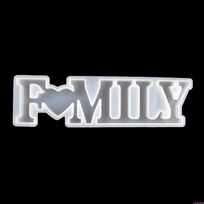 Love Home Family Silicone Mold Love Sign Word Mold Epoxy Resin Molds Art Crafts