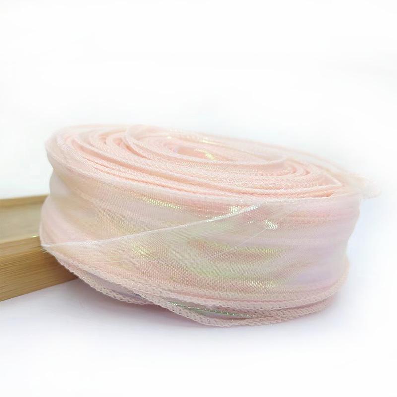 Iridescent Fishtail Yarn Ribbon for DIY Cake Decor & Gift Wrapping