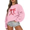 Women  Tops Women's Long Sleeve Sweatshirt Casual Crewneck Loose Fit Pollover Fleece Tops