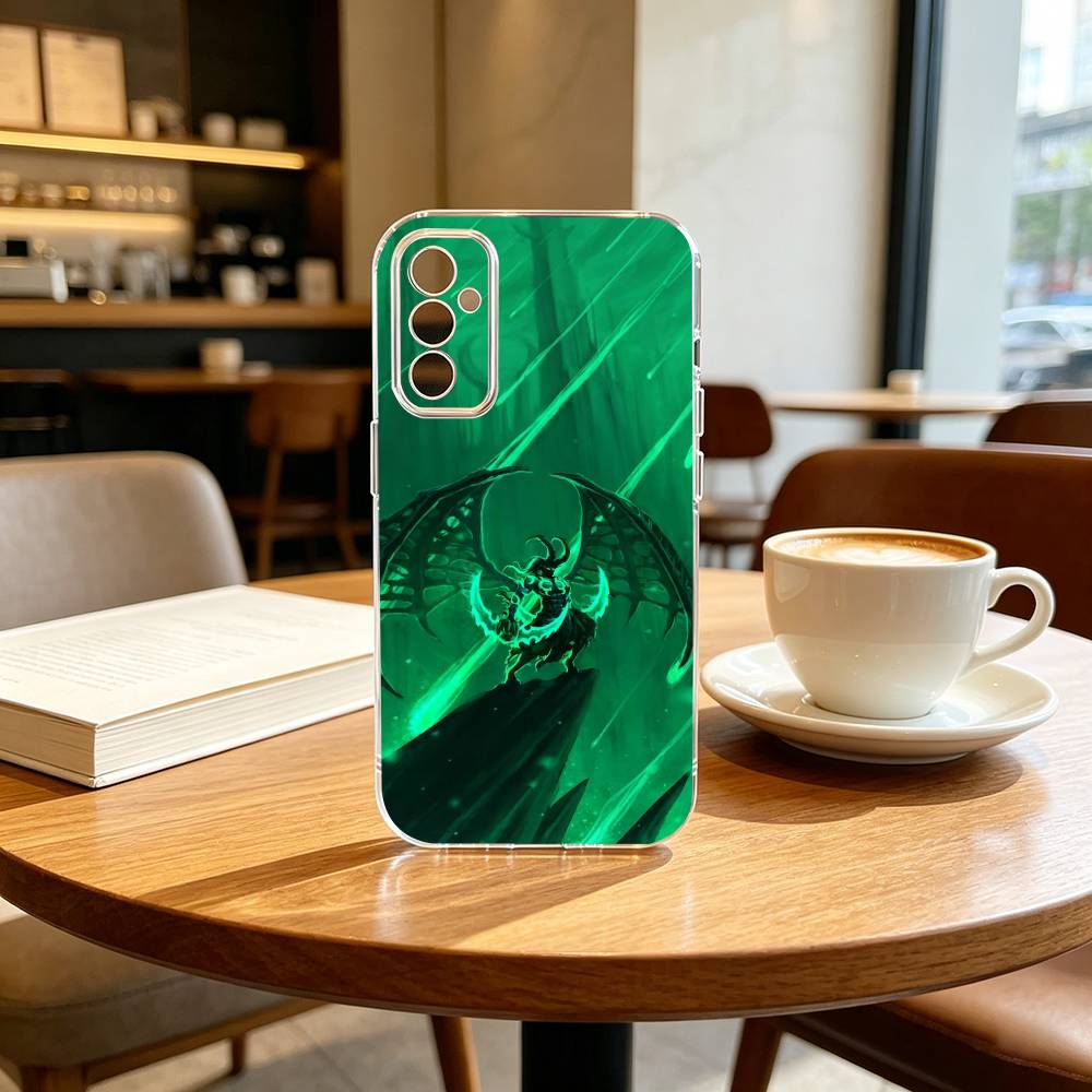 Game W-World Of W-Warcraft Phone Case For SamsungA10,12,20,21S,30,31,40,50,51,52,70,71 Transparent Cover
