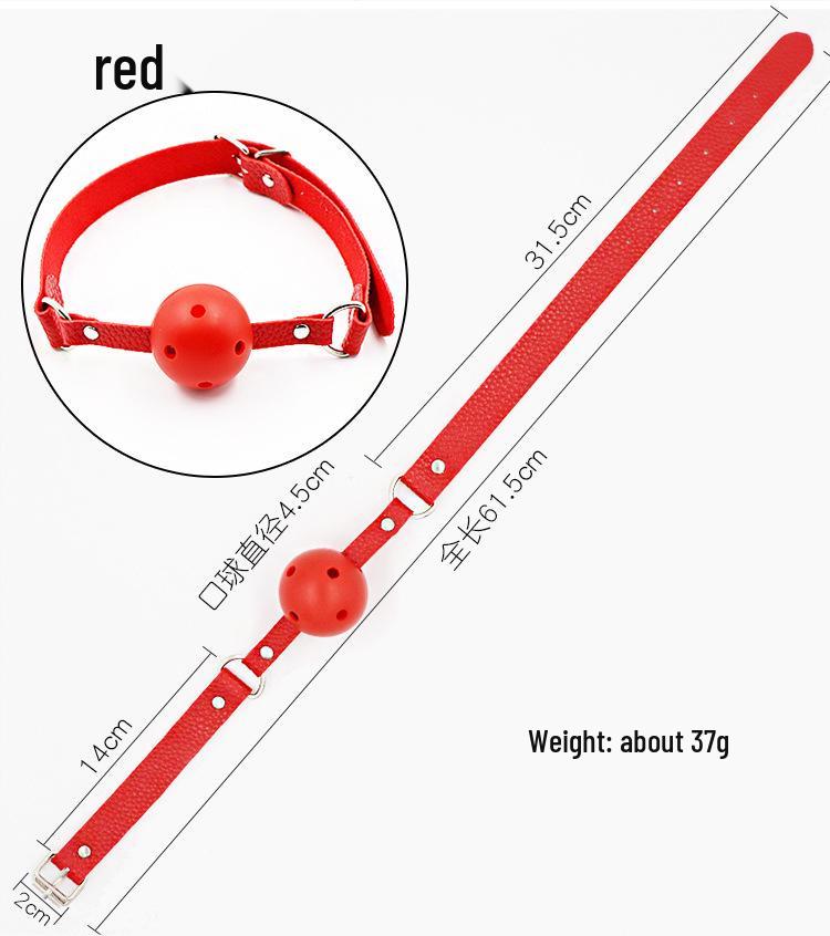 Gag erotic din silicon pentru cupluri pentru jocuri bondage