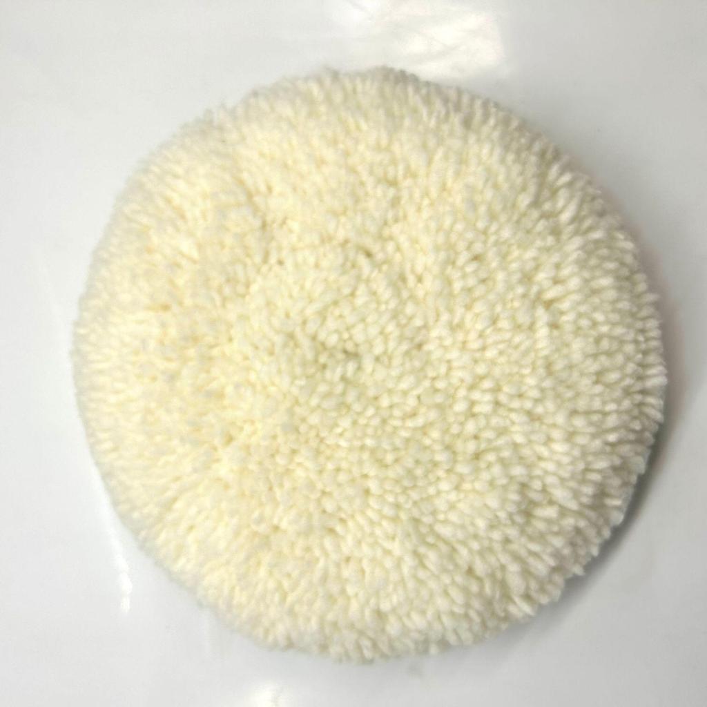 Double-Sided Wool Polishing Pad 05701 - 5/8" Thread Car Detailing Pad