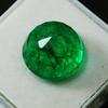 Round Cut CERTIFIED 8 Carat Natural Green Colombian Emerald Loose Gemstone MQ-21 009
