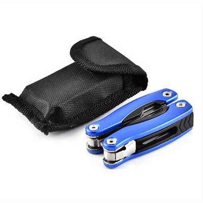 Pinze Pieghevoli in Acciaio Inossidabile Pinze Funzionali Utensili a Mano Pinze Cacciavite Kit Attrezzatura da Campeggio Coltello Tascabile Multiuso da Esterno