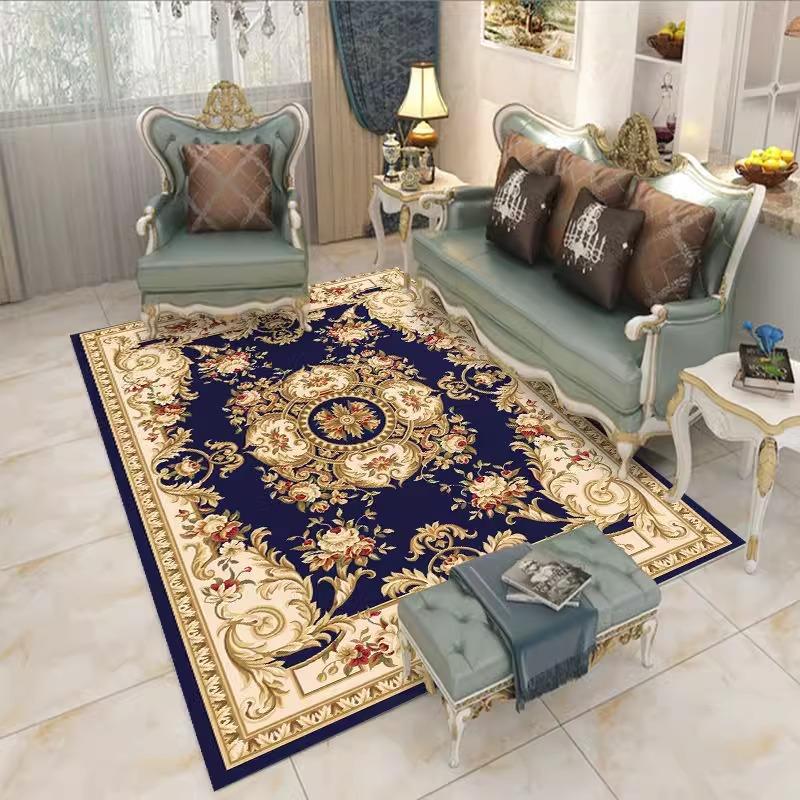 European Style Living Room Carpet Home Sofa Coffee Table Carpet Large Area Carpet Bedside Carpet