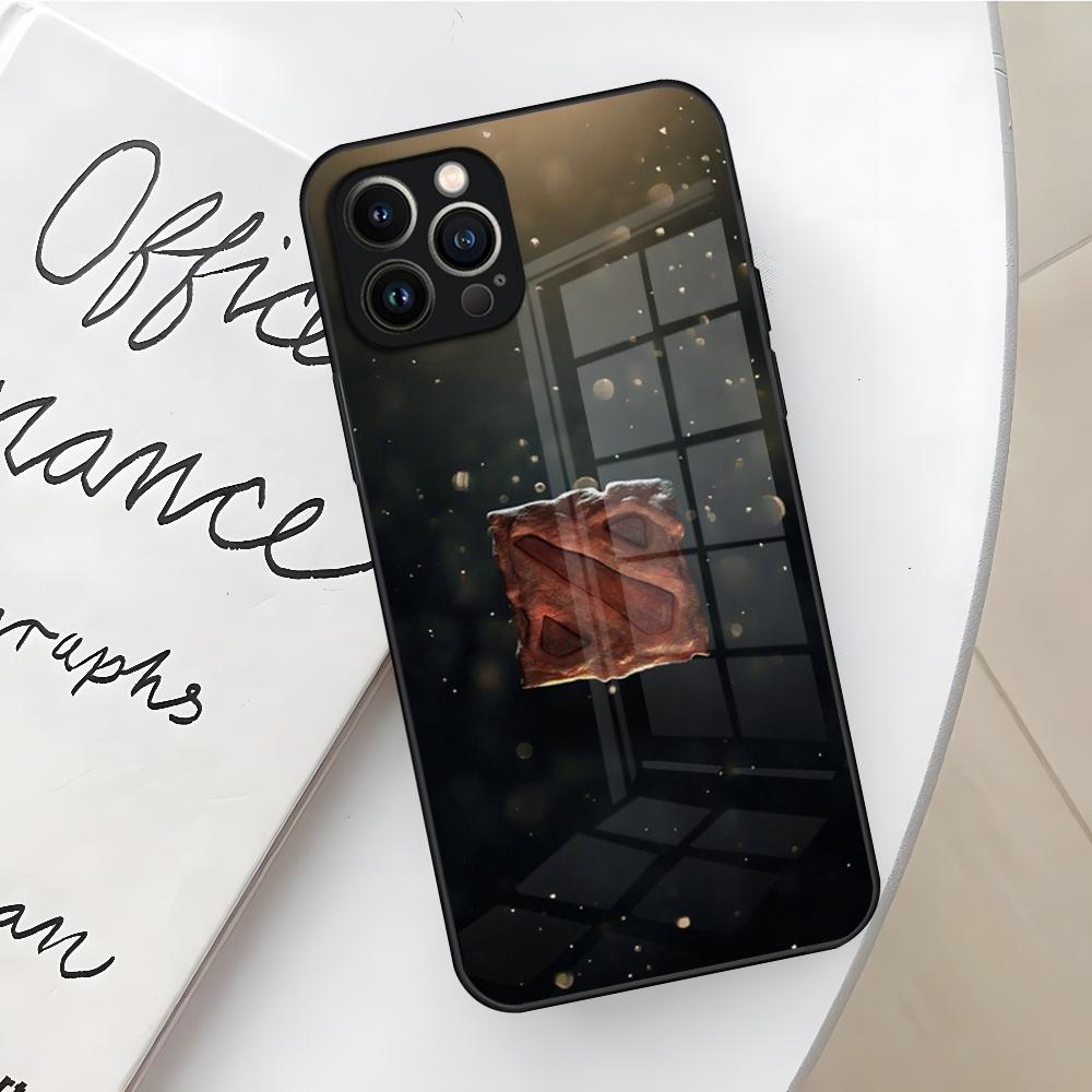 Game Dota 2 Logo Phone Case for Iphone 17 16 Air 15 14 12 11 13 Pro Max Mini X Xr Xs Se Puls glass Cover