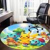 1pc Pokémon Characters Office Round Area Rug, Under Office Chairs Bedroom Living Room Home Decor  A1016283