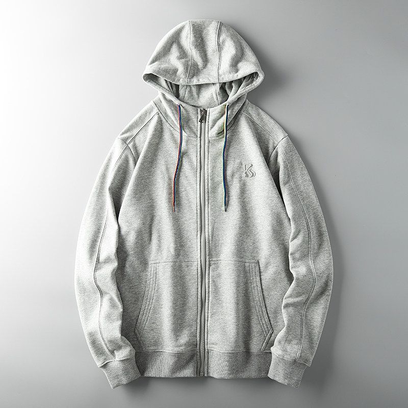 Spring and Autumn Export Cardigan Light Gray M