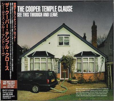 CD COOPER TEMPLE CLAUSE  See This Through  Leave BVCP21249 MORNING 2001 Japan ObiMetal Used
