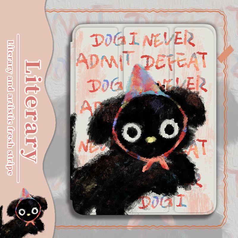 Étui mignon de dessin animé pour Air5/4 Air1/2/3 iPad Pro 11/10,5/9,7 pouces pour iPad génération 2017/2018/2019 pour iPad Mini 4/5 TPU étui de veille de réveil automatique