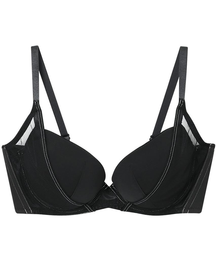 Wacoal Hug Web Senses Body Temperature and Adapts To Your Enhances High Side Fits Up To G Plus Sizes BL E75 Women's Bra, Exclusive, Body, Cleavage,
