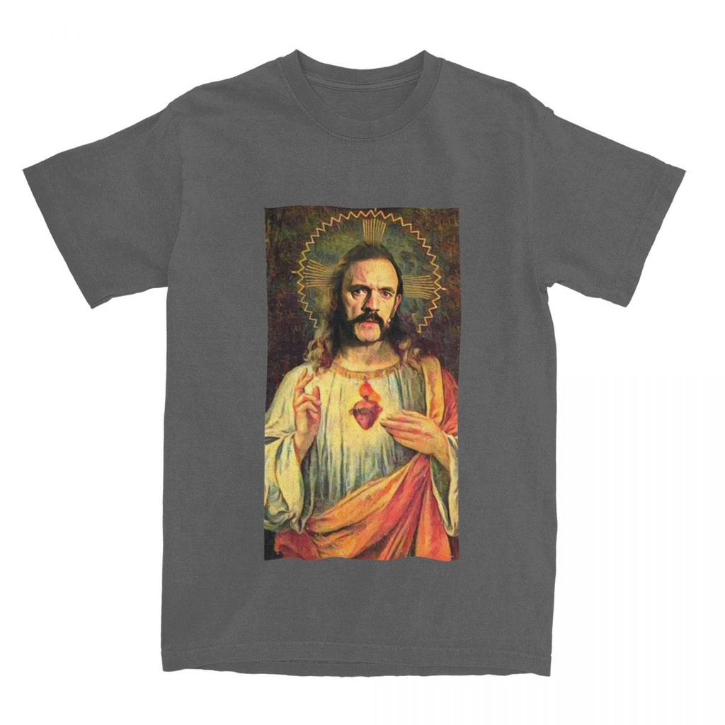 Maglietta Merch di Saint Lemmy Uomo Donna Divertente Cotone Puro Vestiti Estivi