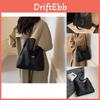 Trendy Black Fashionable Shoulder Bag For Women Spacious And Chic Canvas Tote Bag For Daily Use