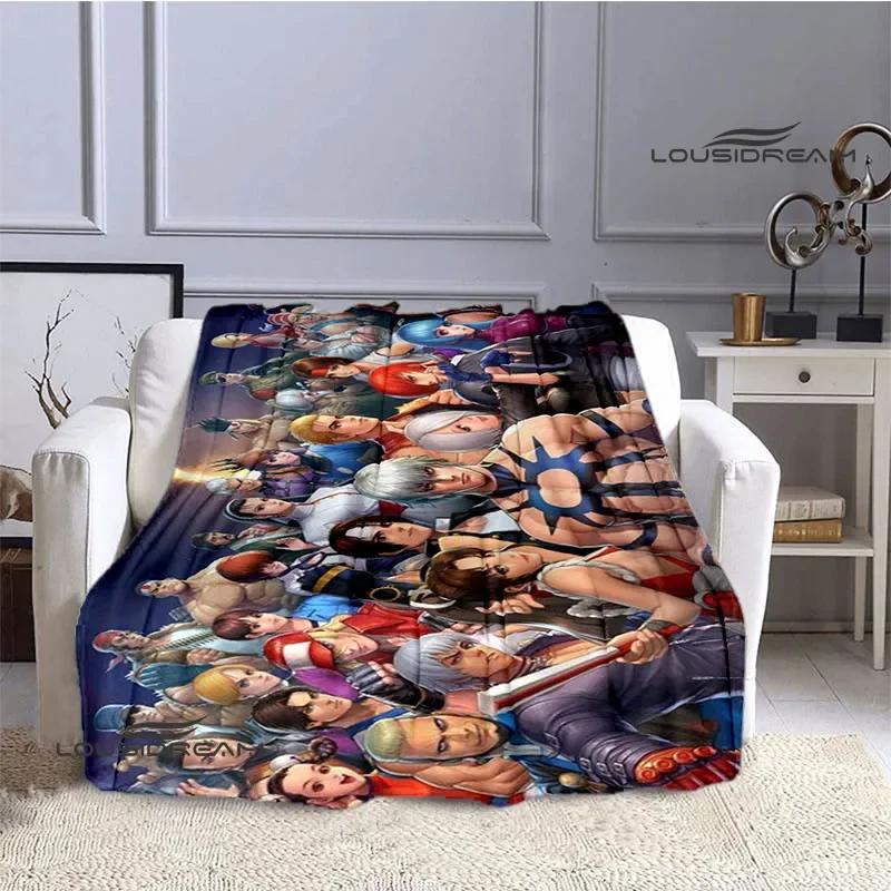 3D KOF game Cartoon blanket Warm Flannel blankets Soft and comfortable blanket Home Travel Blankets bed linings Birthday Gift