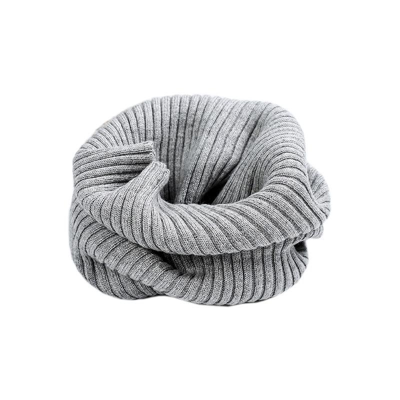 Jesienno-zimowy szalik z jedwabiu i kaszmiru dla mężczyzn i kobiet, ciepły, dzianinowy, wiatroodporny, zakładany przez głowę, osłona szyi, wełniany szalik