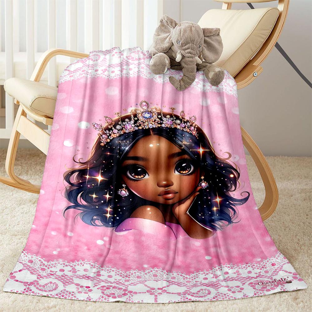 Golden Princess Shine Blankets are suitable for living rooms,making them an ideal choice for outdoor travel and gifts.