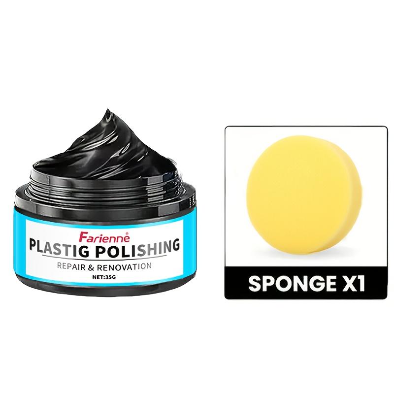 

Car plastic restoration wax - 35 grams of interior polishing wax. Suitable for bumper repair and internal scratch restoration, чёрный