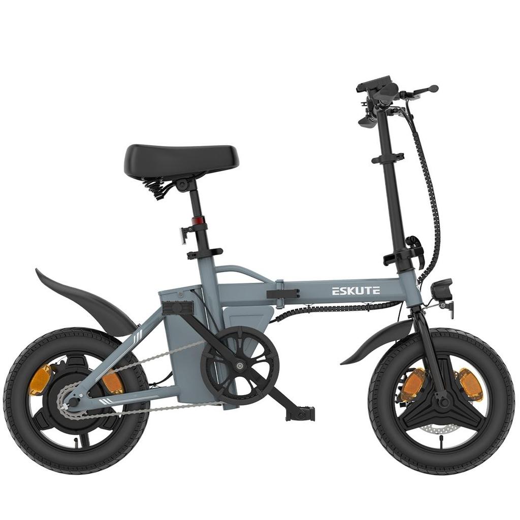 Electric Bicycle Foldable ESKUTE F100 250W Motor City Electric Bike Top Speed 25Km/h 36V 9AH Range 60Km Load 120Kg