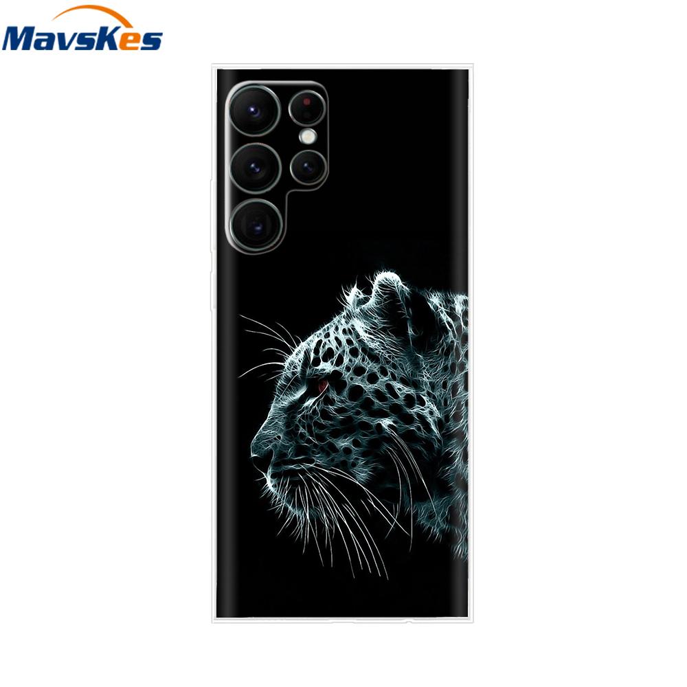 For Samsung Galaxy S22 Case S22 Ultra Transparent TPU Soft Silicon Cover For Samsung S22 Plus GalaxyS22+ Back Cases Phone Bumper