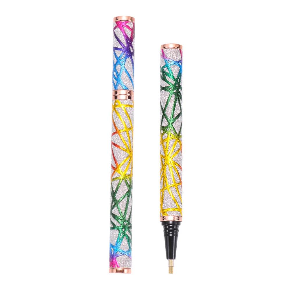 1PcNew Glitter 5D Diamond Painting Pen Sparkle Point Drill Pens Cross Stitch Embroidery DIY Craft Nail Art Diamond Painting Tool