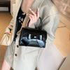 Versatile Pu Material Bowknot Handbag Modern Small Square Shoulder Bag For Women