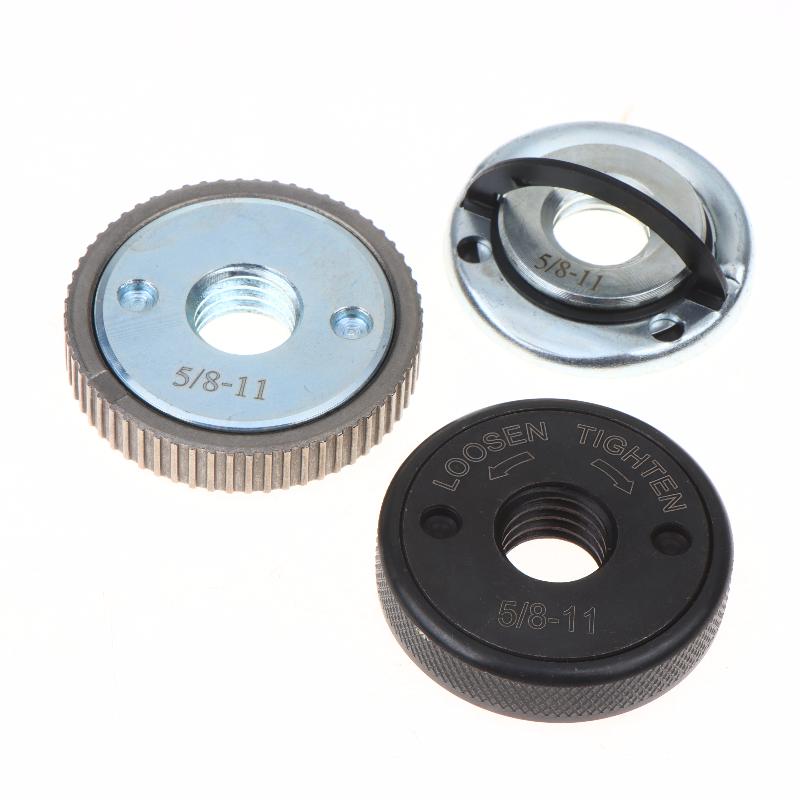Thread Angle Grinder Self-Locking Pressing Plate Platen Quick Release Flange Nut Clamping Power Chuck Tools Parts