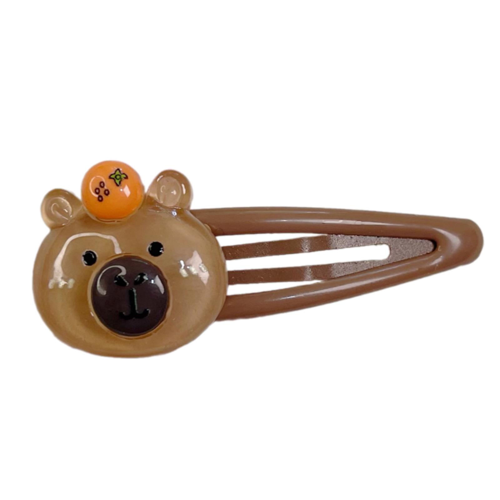 

Заколка для волос для девочек Capybara Women Kids Hairsticks Adorkable Headdress Barrettes Capybara Shape Sweet 2000s Girls Hairpins T4