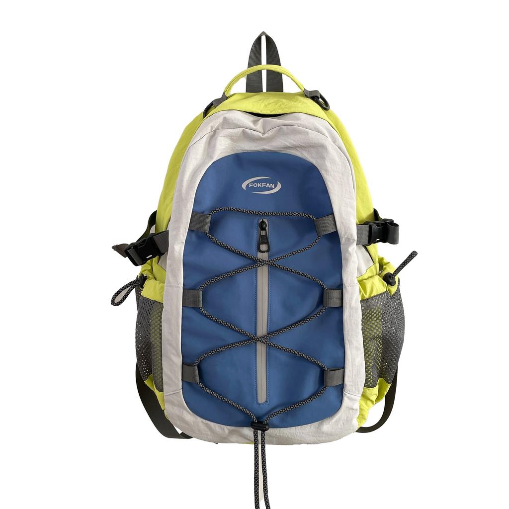 Schoolbag Mountaineering Backpack Large Capacity Student School Bag Women's Outdoor Versatile Leisure Travel Spring Tour Backpack 1011 New