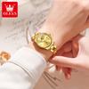 OLEVS 3621 Fashion Brand Women's Watches Gold Waterproof cCalendar Quartz Watch for Lady Stainless Steel Original Wristwatch