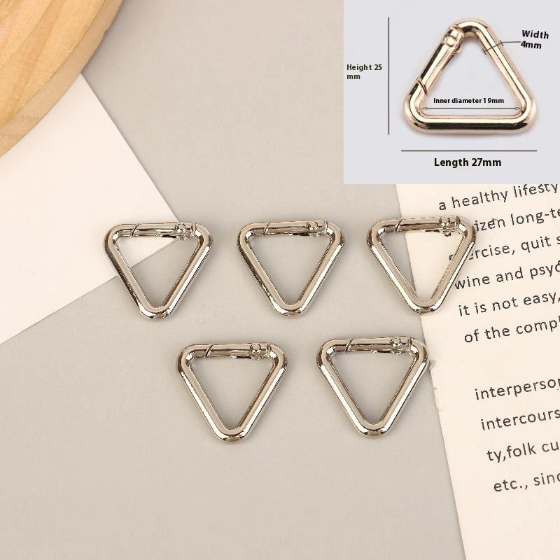 5Pcs Star Duck Flower Shape Spring Ring Open Buckle Carabiner Snap Clip For Leather Bag Handbag Belt Strap Connector