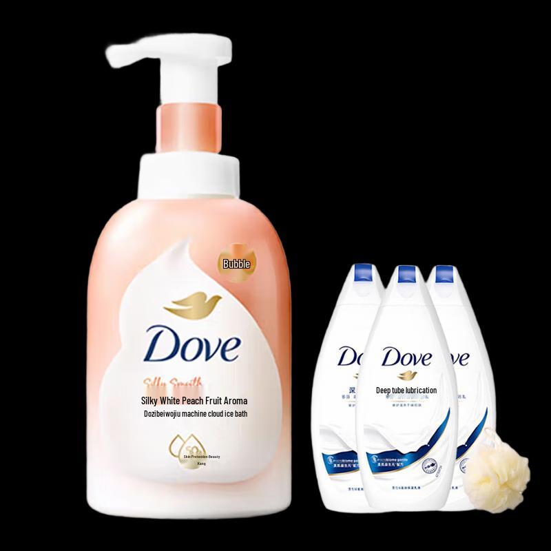 

Dove White Peach Shower Foam & Shower Gel Set