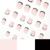 Black & White French Style Wearable Nail Art Pieces