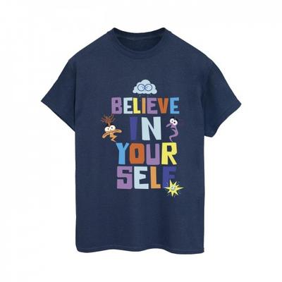 Inside Out 2 Womens/Ladies Believe In Yourself Boyfriend T-Shirt