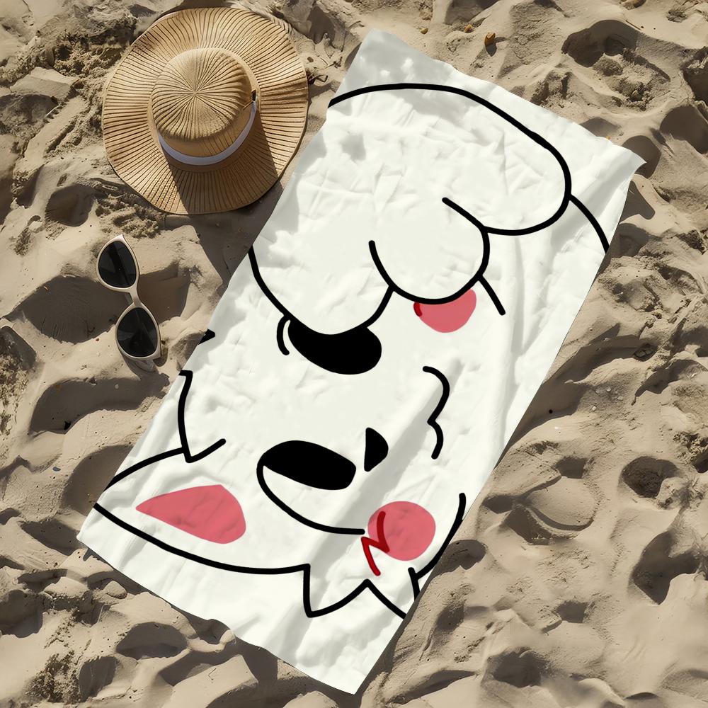 Roztomilý Boykisser Bláznivá Kočka Sexy Krásný Ručník Plážový Ručník Nadměrná Velikost Rychleschnoucí Ručník Savý Měkký Plavecký Plážové Ručníky pro Muže Ženy