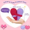 Two-color Love Positive Crochet Animals Doll With Card Desktop Ornament Emotional Support Handmade Knitted Cheer Up Toy