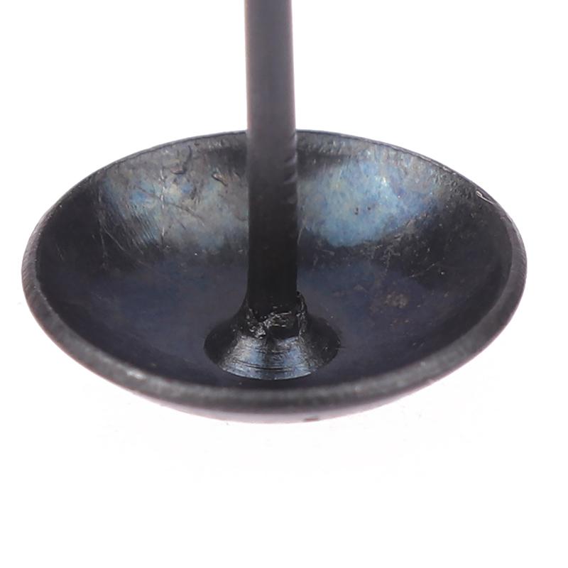 100Pcs Black Round Head Metal Pushpins Upholstery Nails Vintage Tacks Stud Decor