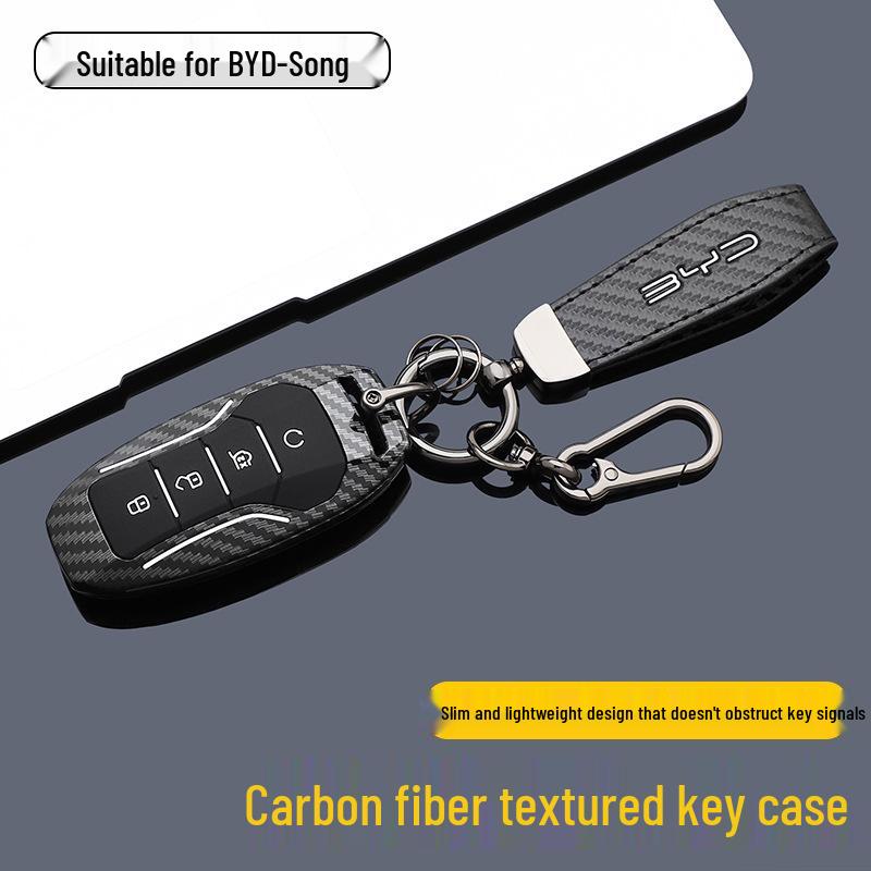 BYD Song Plus Key Case for 2021-2025 Models - Compatible with Song Pro, Song Ld/Max EV Car Accessories Shell